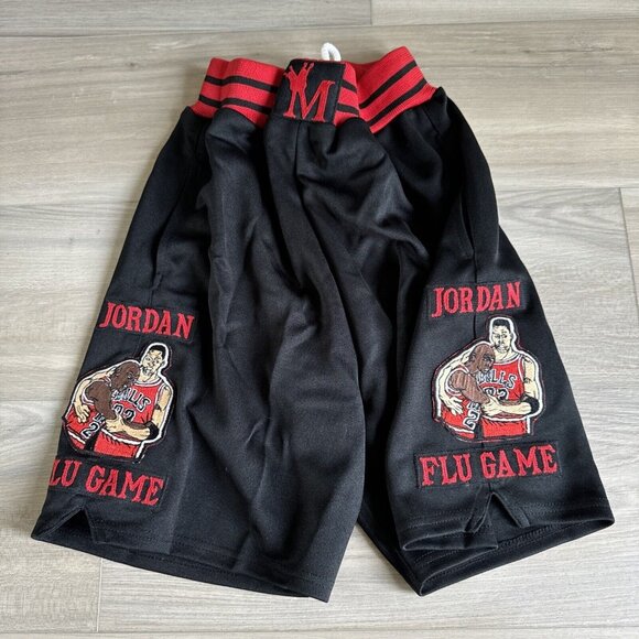 RETRO Mperial Sportswear Jordan Pippen Bulls YOUTH‎ KIDS Shorts SM Flu Game - Picture 1 of 10